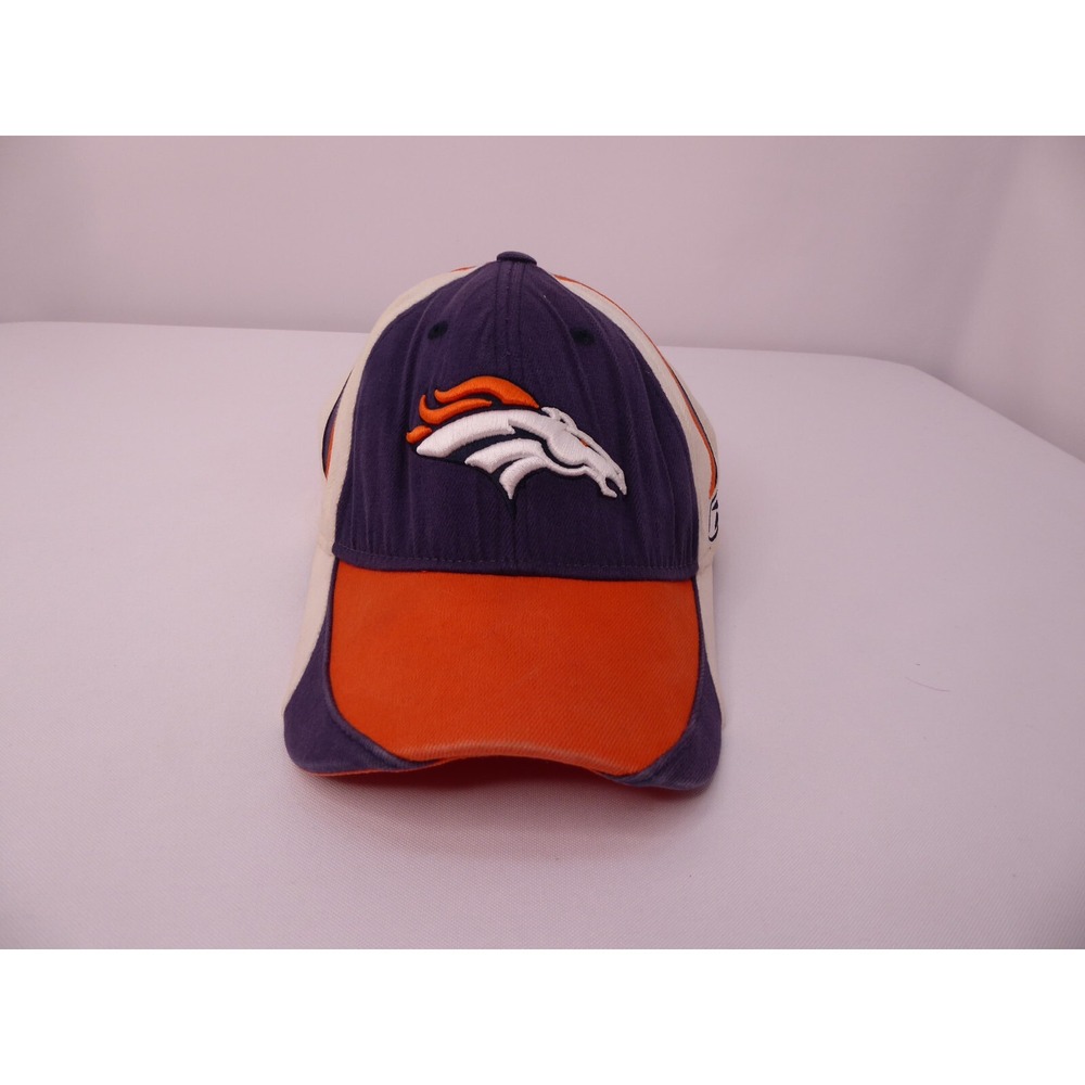 NFL Denver Broncos Reebox Blue‎ Orange White Baseball Hat Cap OSFA